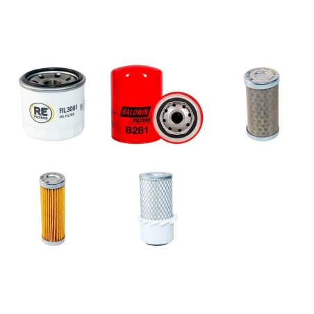 DAEWOO SOLAR 015 Filter Service Kit w/Kubota Eng.