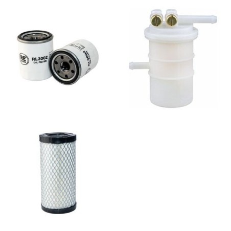 DAEWOO SOLAR 018 PLUS Filter Service Kit w/Mitsubishi Eng. Air, Oil, Fuel Filters