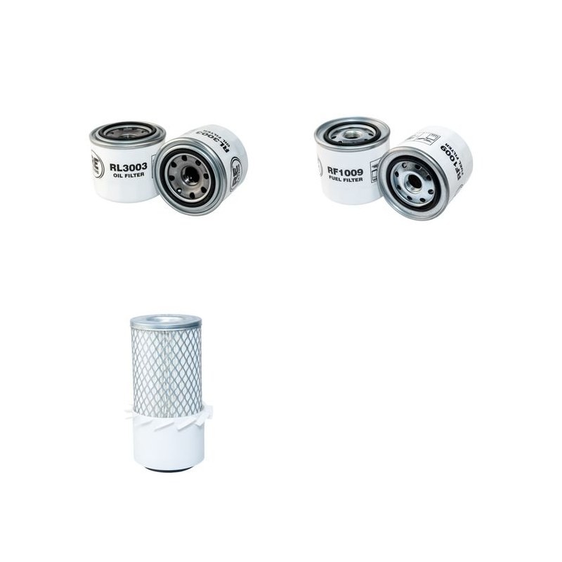 DAEWOO SOLAR 030 Filter Service Kit Air Oil Fuel Filters w/ISUZU 3LD1 Eng.