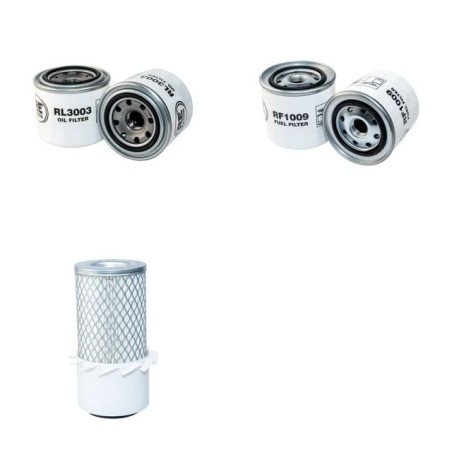 DAEWOO SOLAR 030 Filter Service Kit Air Oil Fuel Filters w/ISUZU 3LD1 Eng.