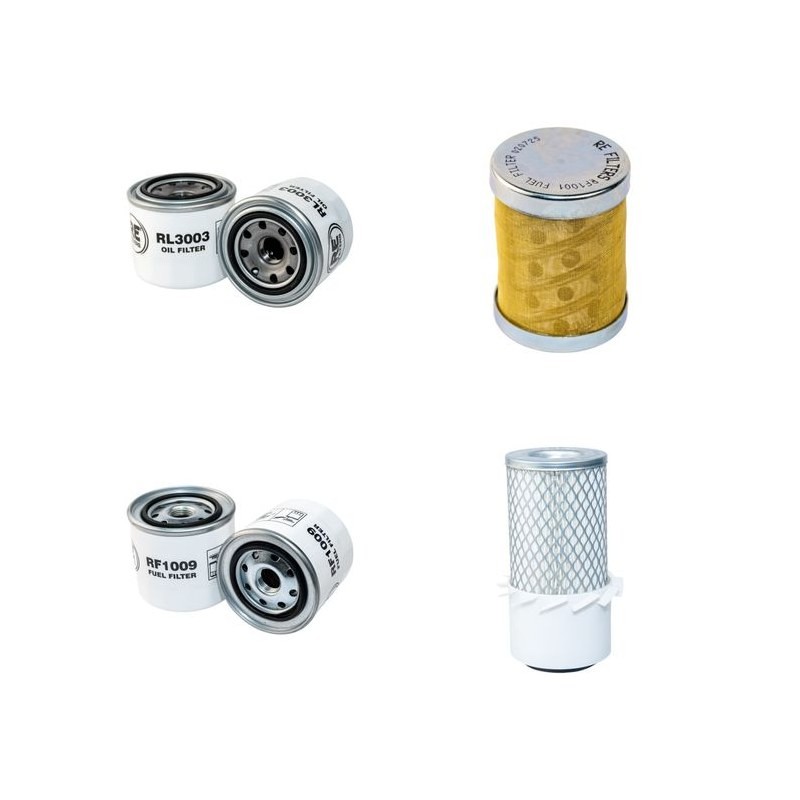 DAEWOO SOLAR 030 PLUS Filter Service Kit Air Oil Fuel Filters w/ISUZU 3LD1 Eng.