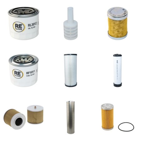 DAEWOO SOLAR 075 LC-V Filter Service Kit with Yanmar 4Tne98 Eng