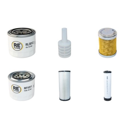 DAEWOO SOLAR 075 LC-V Filter Service Kit Air Oil Fuel Filters w/Yanmar 4TNE98 Eng.