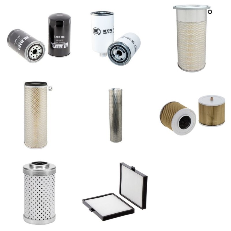 DAEWOO SOLAR 130 LC-V Filter Service Kit w/Daewoo DB58T Eng.