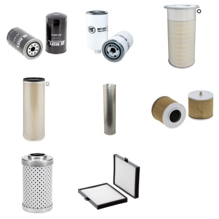 DAEWOO SOLAR 130 LC-V Filter Service Kit w/Daewoo DB58T Eng.