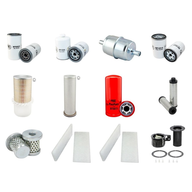 CASE (POCLAIN) 1188 Filter Service Kit w/Cummins 6T590 Eng.