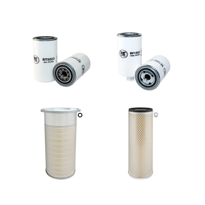 DAEWOO SOLAR 140 LC-V Filter Service Kit Air Oil Fuel Filters w/Daewoo DB58T Eng.   YR  2006-