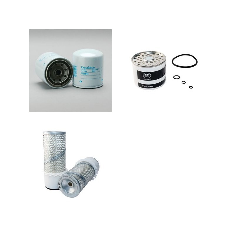 Filter kit for Case (Poclain) 121 B PLUS Air Oil Fuel Filters with Perkins UA80892 Engine   YPKXL030UA1