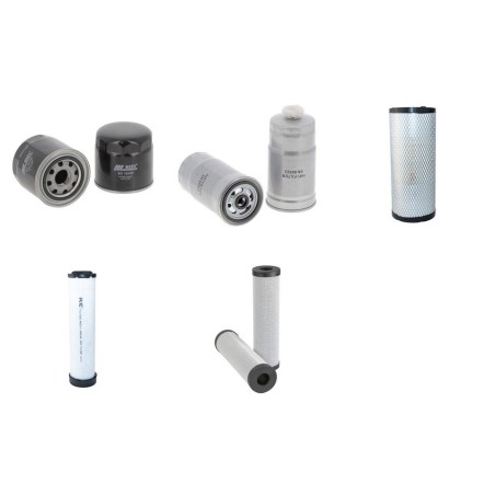 Filter kit for Case 121 E SERIE III with CNH F5CE9454G Engine  YR 2008-