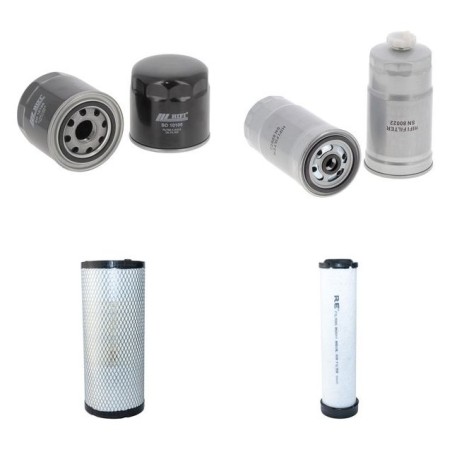 Filter kit for Case 121 E SERIE III with CNH F5CE9454G Engine  YR 2008-
