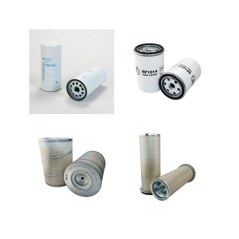 Filter kit for Case 125 P Air Oil Fuel Filters with Deutz Engine