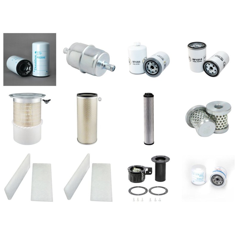 CASE 1488 Filter Service Kit w/Cummins  Eng.
