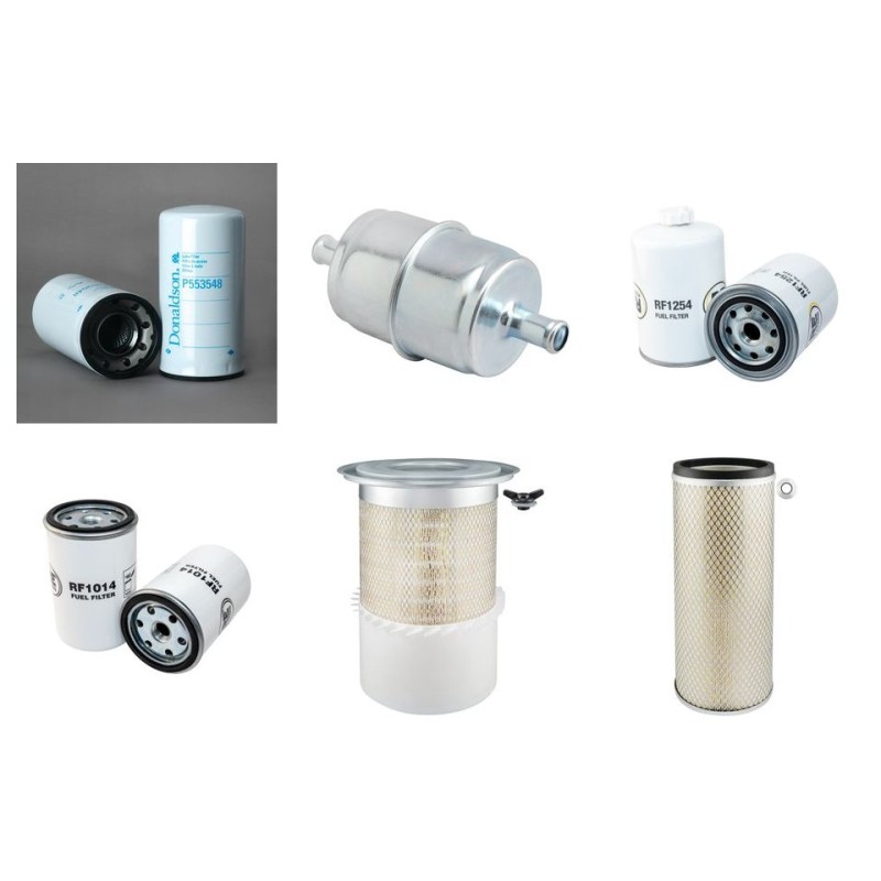 CASE 1488 Filter Service Kit Air Oil Fuel Filters w/Cummins  Eng.