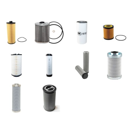 DEMAG DF 115C Filter Service Kit w/Deutz BF6M2012C Eng.