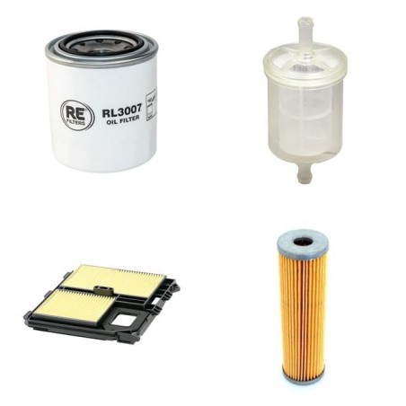 DEMAG DS 15 Compressor Filter Service Kit with  HONDA GX 610V Eng Year 1995-2001