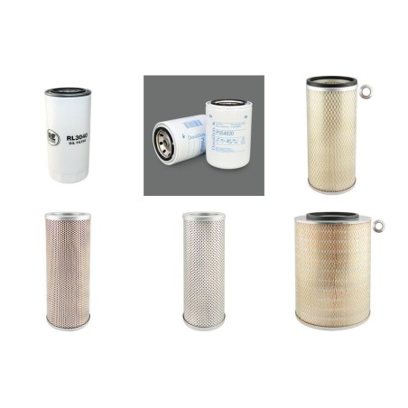 Filter kit for Case 170 CK with Deutz BF6L513R Engine