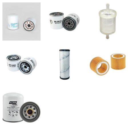 DEMAG DS 20P Compressor Filter Service Kit with  Perkins 103-10 Eng Year 1999-2001