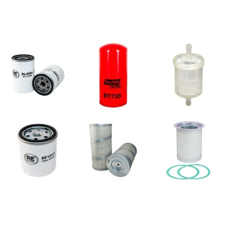 DEMAG DS 70 Compressor Filter Service Kit with  Deutz BF4L1011 Eng Year 1994-