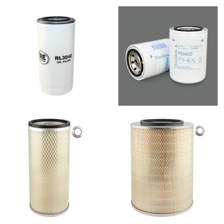 Filter kit for Case 170 CK with Deutz BF6L513R Engine