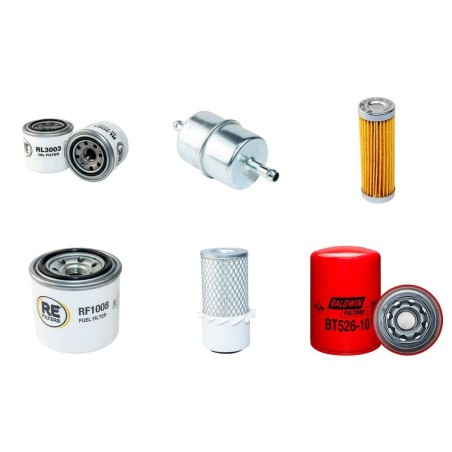 Filter kit for Case Poclain 1818 with Kubota D1005 Engine 93-98