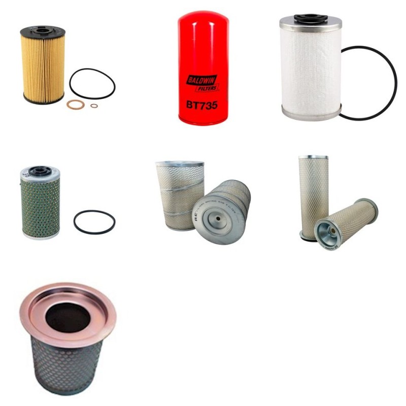 DEMAG DS 100 Filter Service Kit w/MERCEDES OM 364A Eng.   YR  1994-