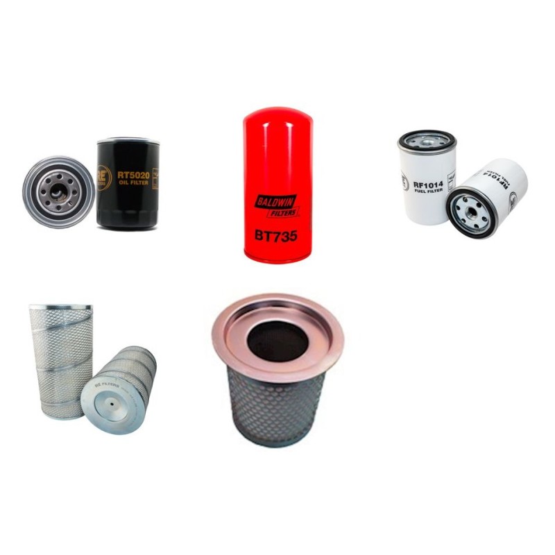 DEMAG SC 5 (DS) Filter Service Kit w/Deutz F3L912 Eng.
