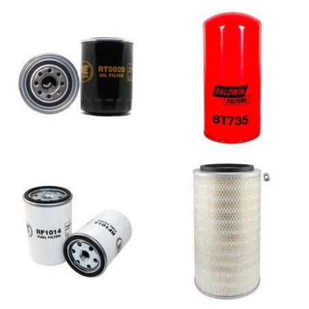 DEMAG SC 7 Compressor Filter Service Kit with  Deutz F4L912 Eng Year -75