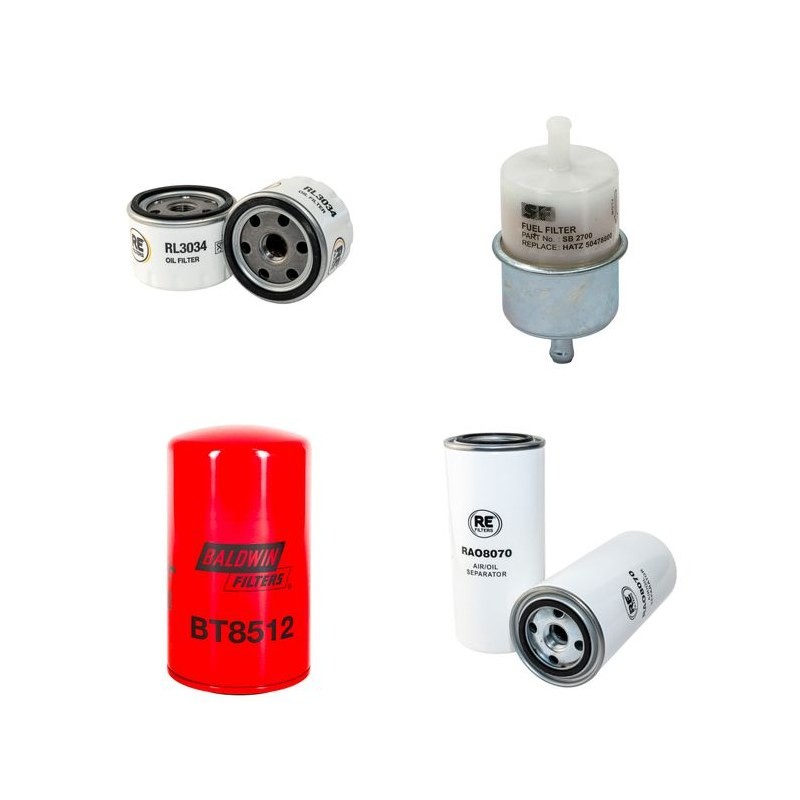 DEMAG SC 20 DS3-H Filter Service Kit w/HATZ 2G30 Eng.
