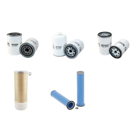 Filter kit for Case 1845 Air Oil Fuel Filters with Cummins Engine