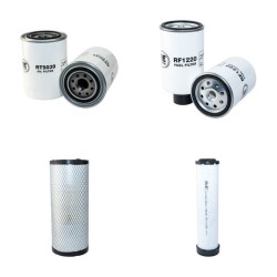 Case 1845C Filter Service Kit Air Oil Fuel Filters with