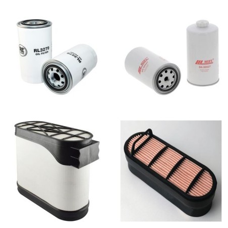 Filter kit for Case 2050 MXLT Air Oil Fuel Filters with Case F4HFE613Z Engine  YR 2015 TIER IV