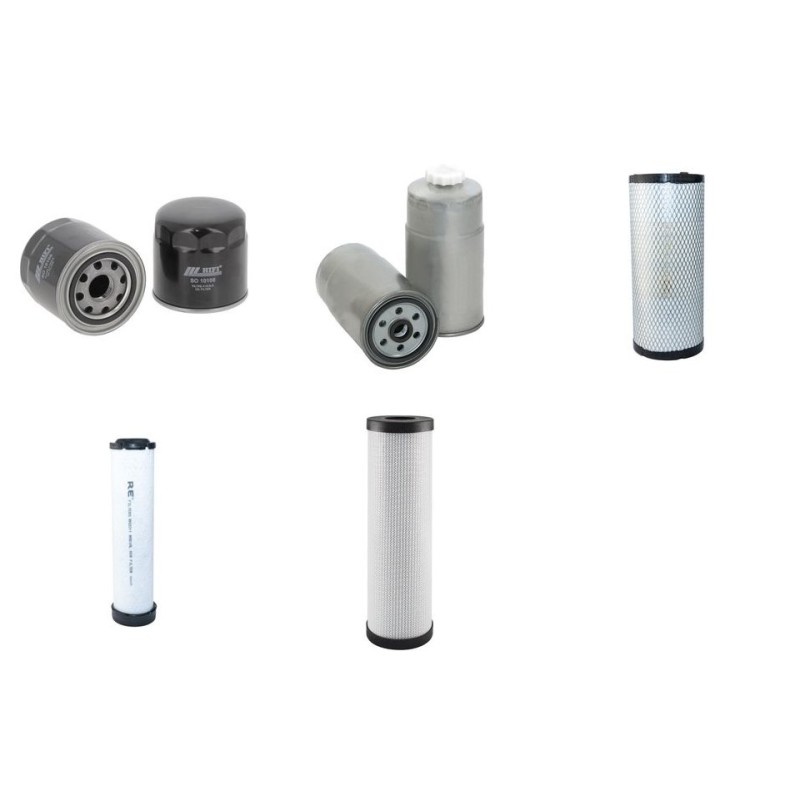 Filter kit for Case 21 E SERIE III with Iveco F5CE945 Engine  YR 2008