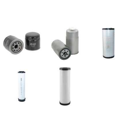 Filter kit for Case 21 E SERIE III with Iveco F5CE945 Engine  YR 2008