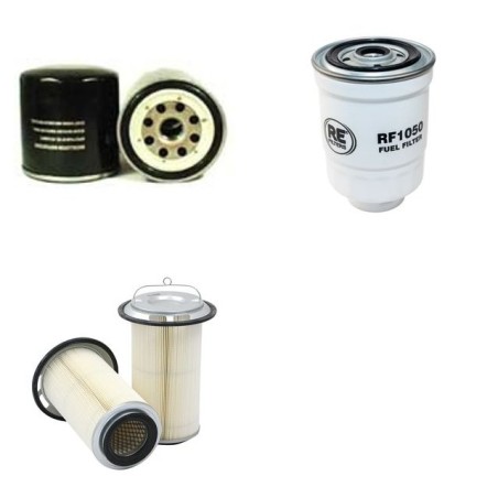 DENYO DCA 45 SSIU3 Filter Service Kit with Isuzu Bb-4Jg1T Eng