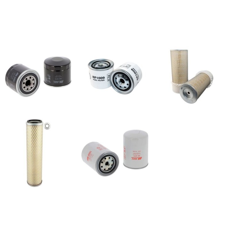 DENYO DCA 60 SPK Filter Service Kit w/KOMATSU 6D95L-1 Eng.