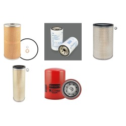 DENYO DCA 125 AK Filter Service Kit w/KOMATSU SA6D110G1 Eng.