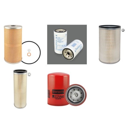 DENYO DCA 125 AK Filter Service Kit w/KOMATSU SA6D110G1 Eng.