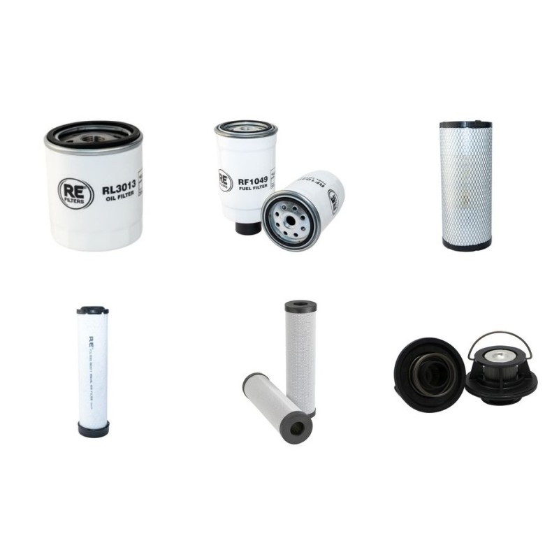 CASE (POCLAIN) 221 E Filter Service Kit w/Deutz F4M2011 Eng.   YR  2006