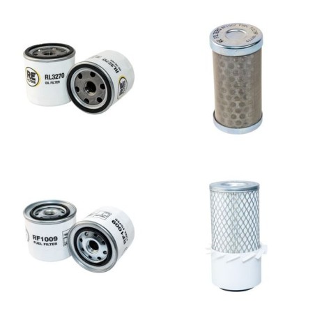 Filter kit for Case 23 Air Oil Fuel Filters with Perkins Engine  YR 98-