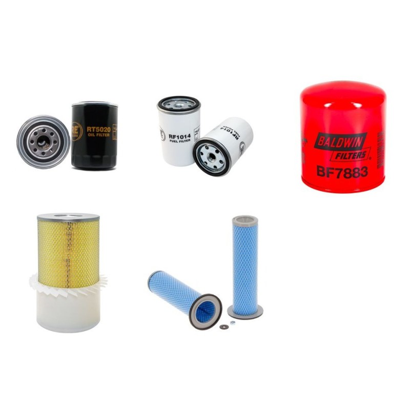 DIECI PEGASUS 40.17 Filter Service Kit Air Oil Fuel Filters w/Deutz BF 4M2012C Eng.
