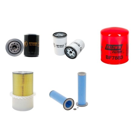 DIECI PEGASUS 40.17 Filter Service Kit Air Oil Fuel Filters w/Deutz BF 4M2012C Eng.