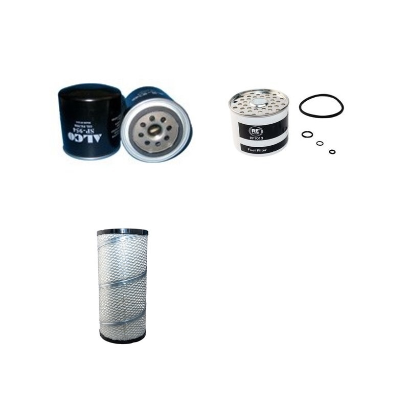 Filter kit for Case (Poclain) 321 B Air Oil Fuel Filters with Perkins Engine