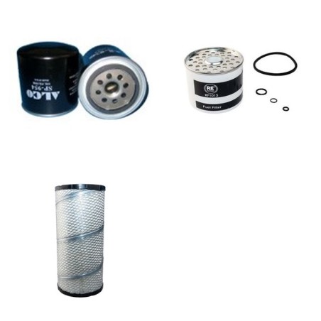Filter kit for Case (Poclain) 321 B Air Oil Fuel Filters with Perkins Engine