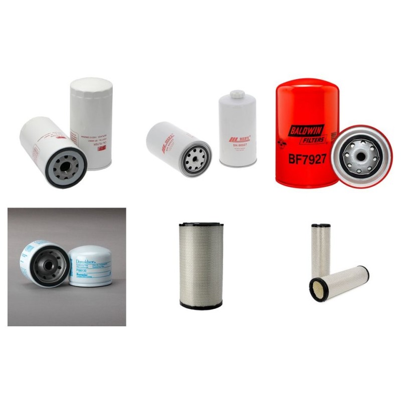 Filter kit for Case 330 B Air Oil Fuel Filters with Iveco CURSOR Engine