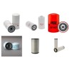 Filter kit for Case 330 B Air Oil Fuel Filters with Iveco CURSOR Engine