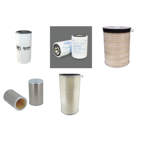 Filter kit for Case 400 CKB with Deutz BF12L413F Engine