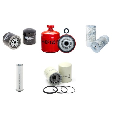 DITCH WITCH JT 920 L Filter Service Kit with Lister Petter Lpw T4 Eng