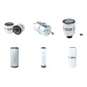 Filter kit for Case Poclain 410 with Perkins-Shibaur D422/M2 Engine 2006-