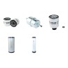 CASE 410 Filter Service Kit Air Oil Fuel Filters w/Perkins-SHIBAUR D422/M2 Eng.   YR  2006-