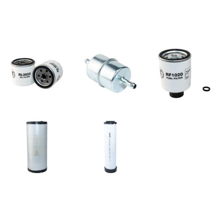 Filter kit for Case 420 Air Oil Fuel Filters with Perkins-SHIBAUR D422/M2 Engine  YR 2006-
